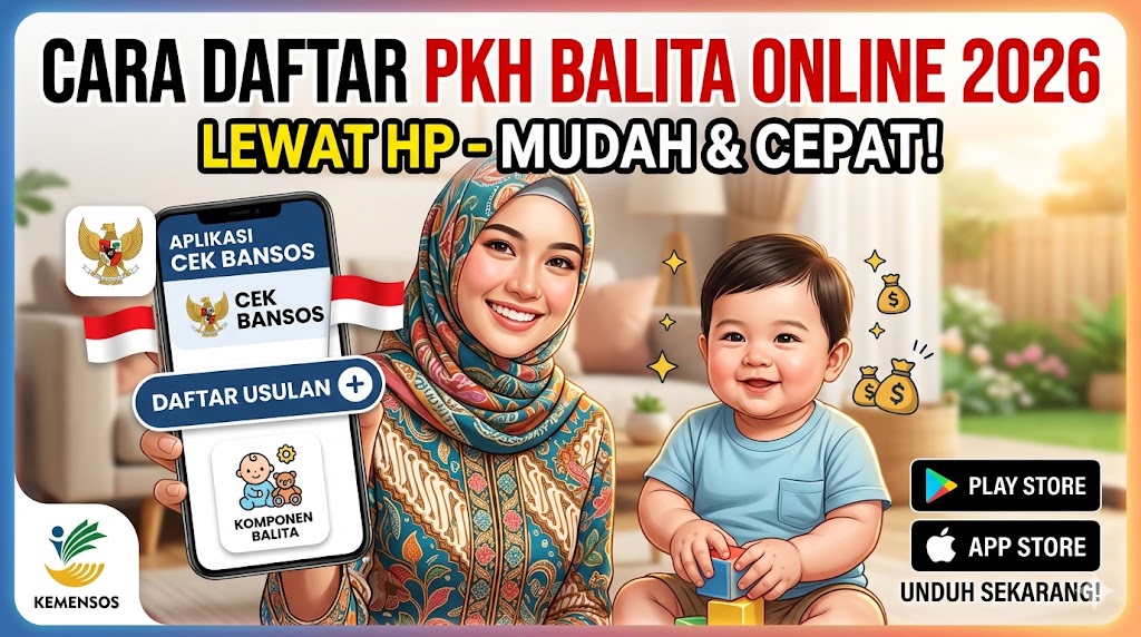 Cara Daftar PKH Balita Online 2026 Lewat HP