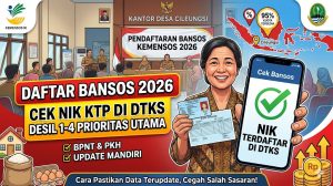 Daftar Bansos 2026 untuk Desil 1-4: Cara Pastikan NIK KTP Sudah Terdaftar di DTKS