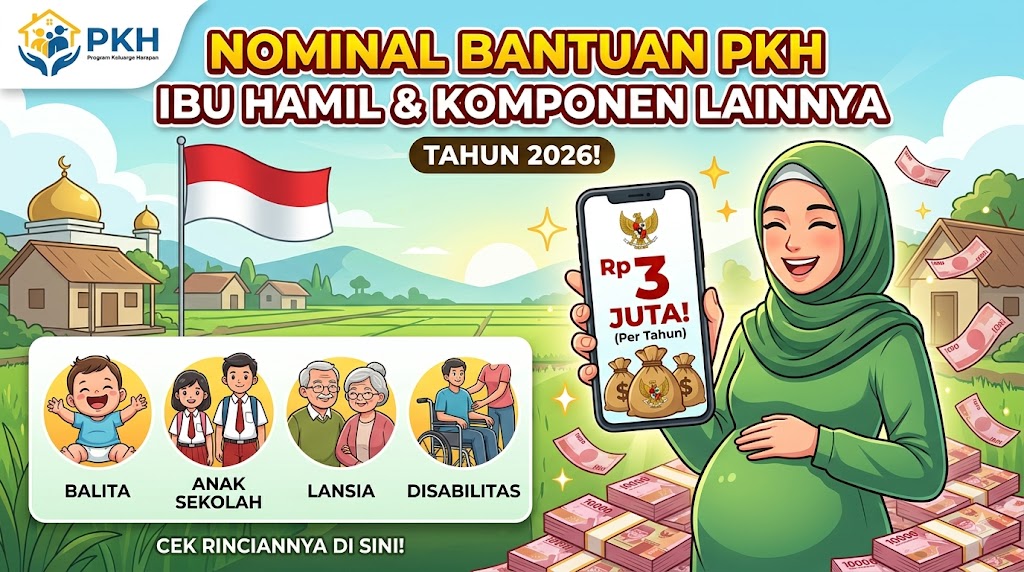 Nominal Bantuan PKH Ibu Hamil dan Komponen Lainnya