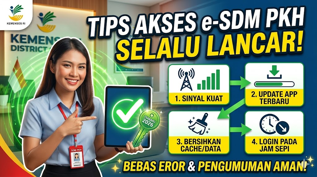 Tips Agar Akses Portal e-SDM PKH Selalu Lancar