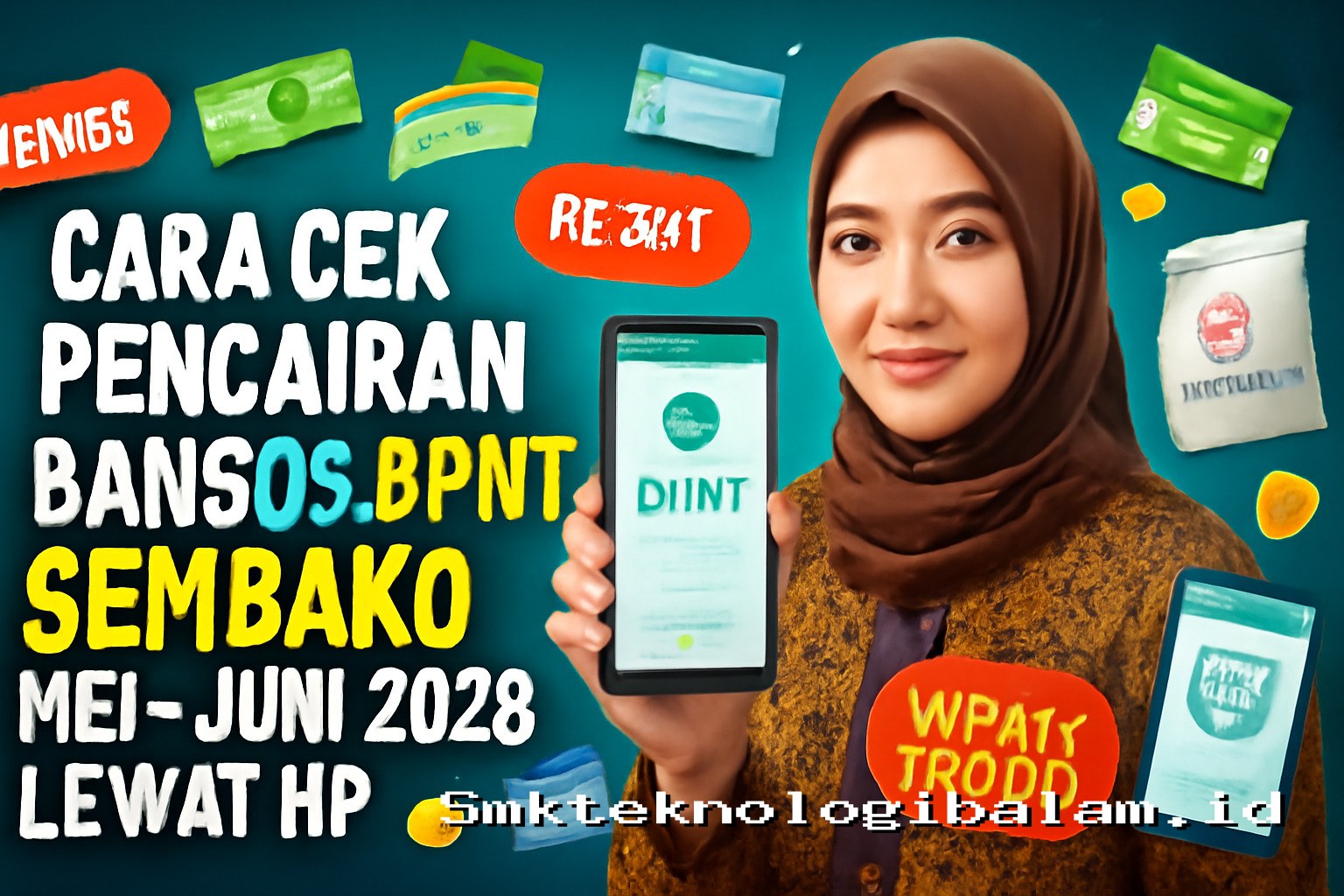 Cara Cek Pencairan Bansos BPNT Sembako Mei - Juni 2026 Lewat HP