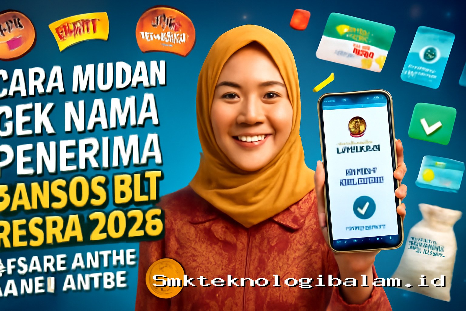 Cara Mudah Cek Nama Penerima Bansos BLT Kesra 2026 Secara Online Tanpa Antre
