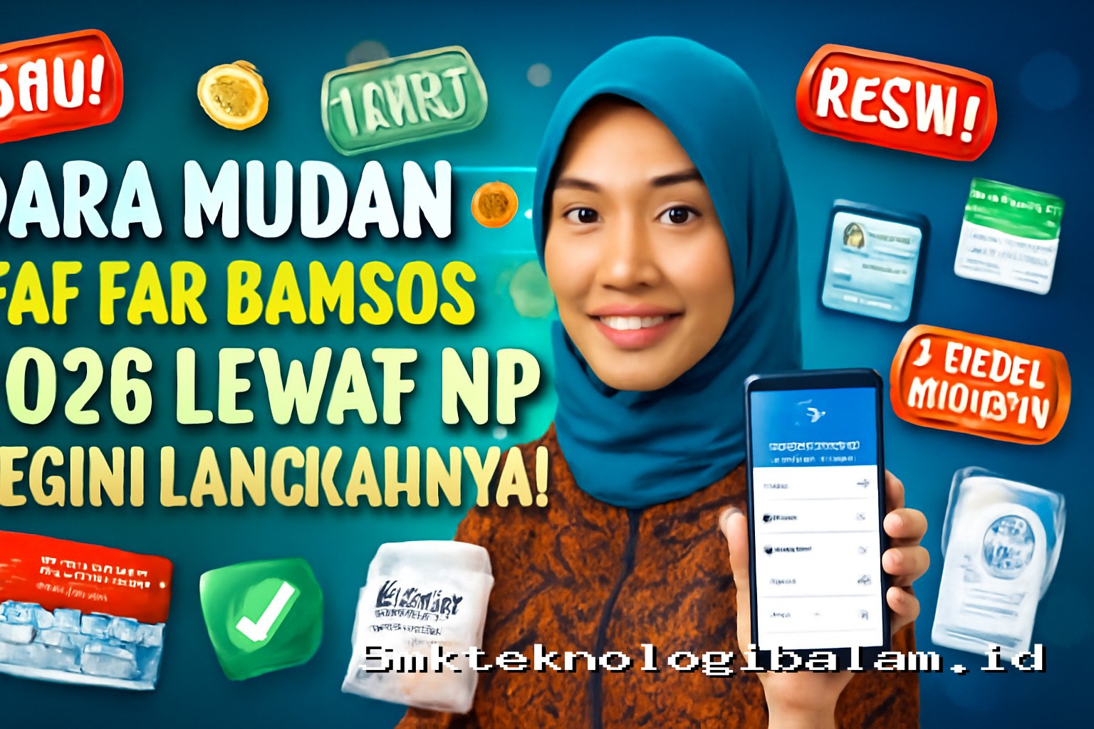 Cara Mudah Daftar Bansos 2026 Lewat HP, Begini Langkahnya!